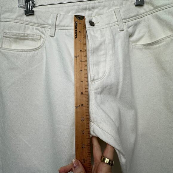 Moncler Men's Slim Fit Ivory White Jeans 5-Pocket Denim Sz36 - Picture 15 of 16